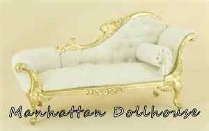 The Elizabeth Chaise by Bespaq Gilded - Click Image to Close