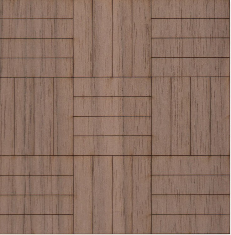 Black Walnut Parquet Dollhouse Floors - Click Image to Close