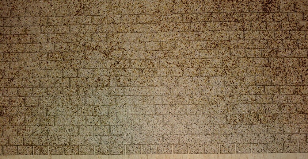 Desert sand mix squarebutt asphalt shingles 1:12 scale - Click Image to Close