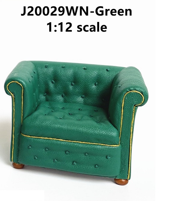 Contemporary Chesterfield ARM Chair mid 1800s Green - Click Image to Close