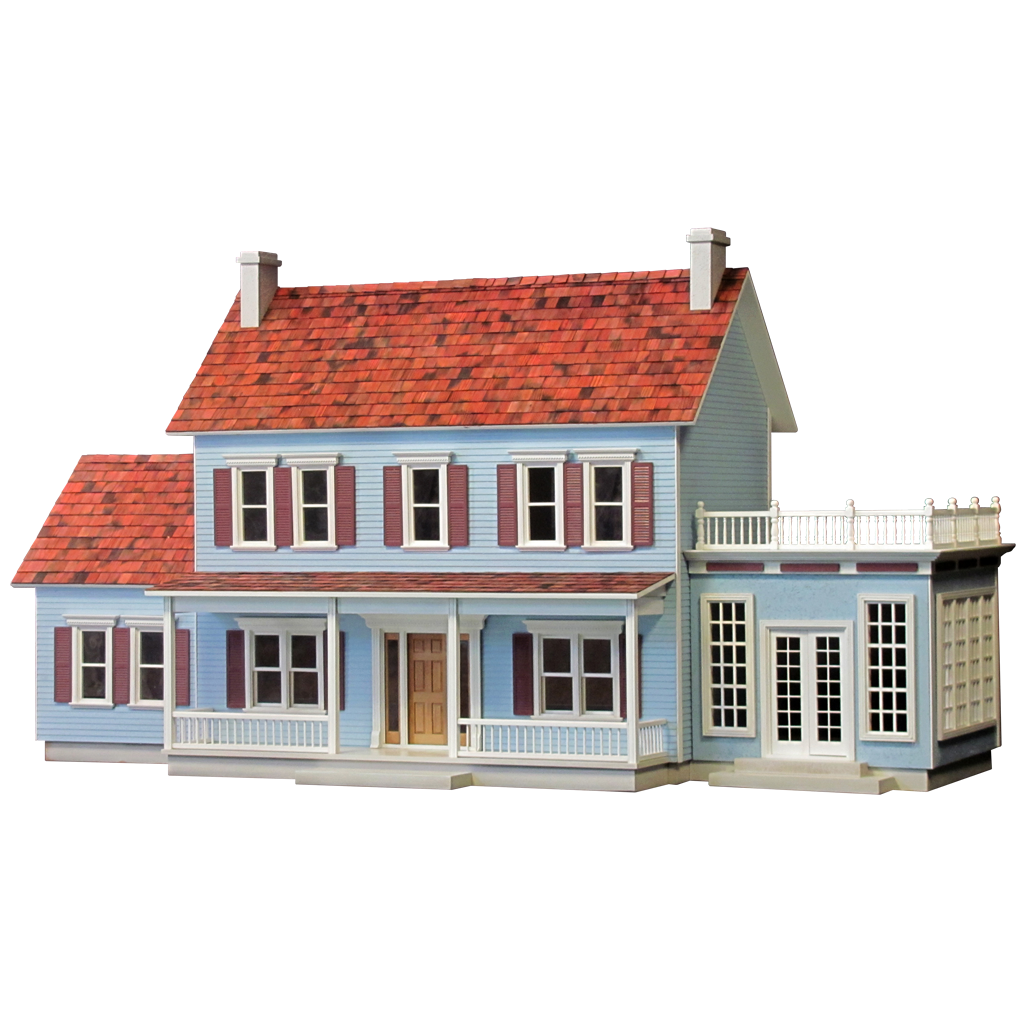 The Foxcroft Estate Dollhouse Kit - Click Image to Close