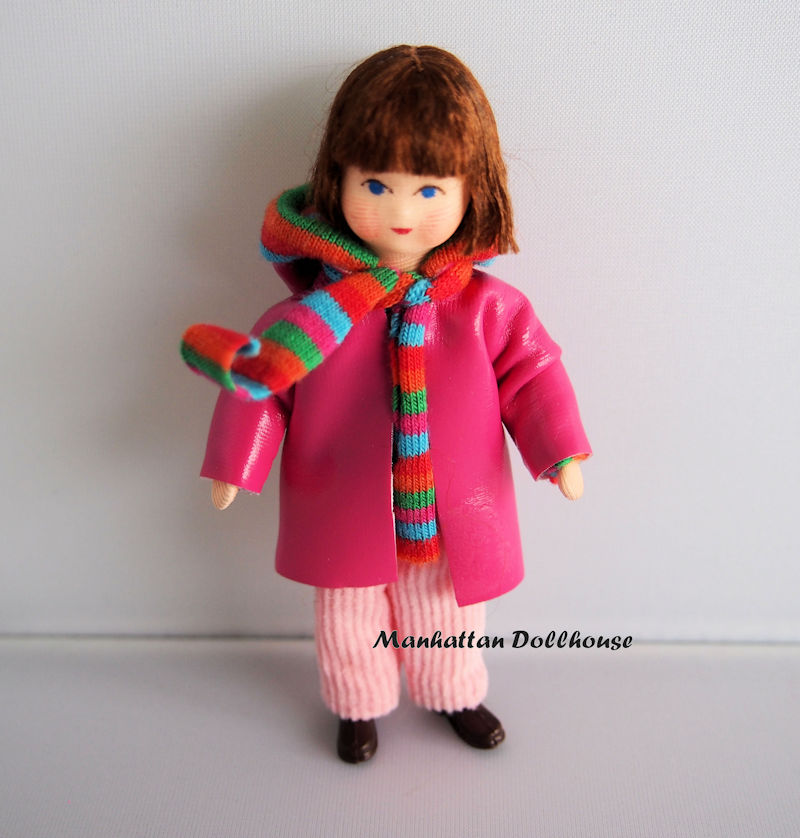 Miniature Little Girl Dollhouse Doll by Erna Meyer-Nele - Click Image to Close