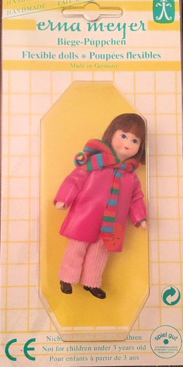 Miniature Little Girl Dollhouse Doll by Erna Meyer-Nele - Click Image to Close