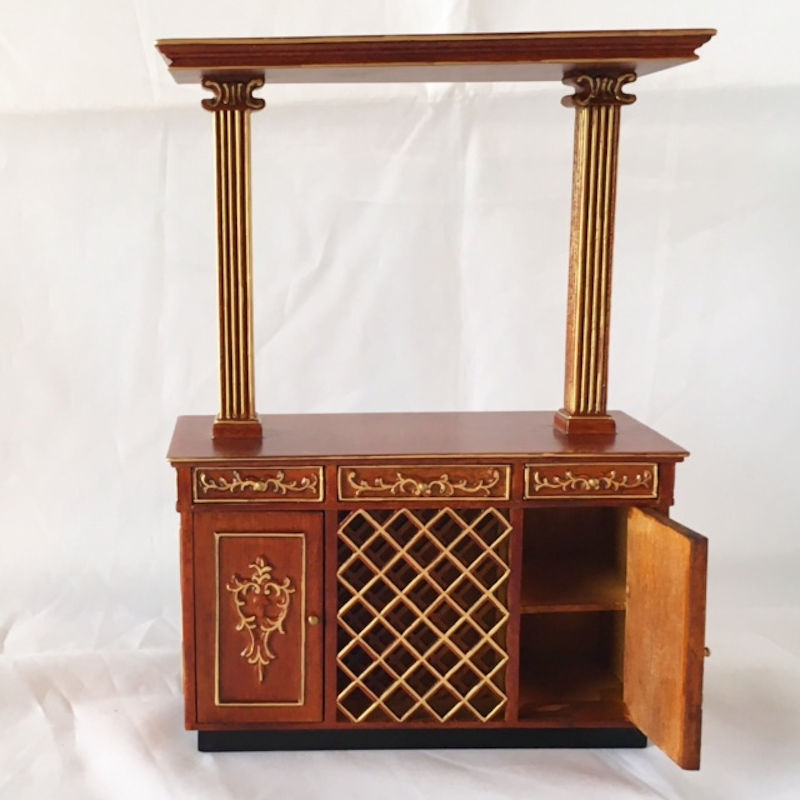 Designer Kitchen in Walnut-6 Pieces - Click Image to Close