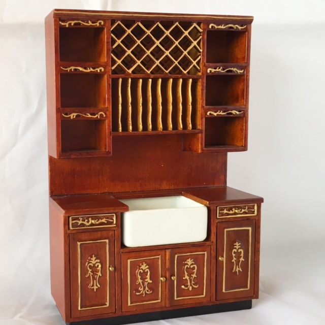 Designer Kitchen in Walnut-6 Pieces - Click Image to Close